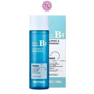 Nước Hoa Hồng Phục Hồi, Dưỡng Trắng Pretty Skin Multi Hydra B5 Calming & Repairing Toner